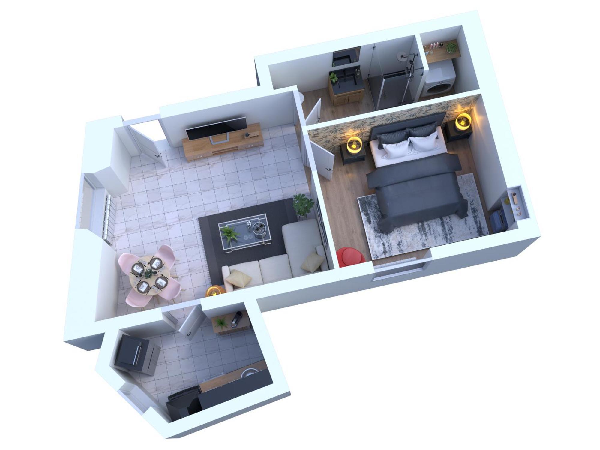 Apartment Urbain - La Capsule - Parking